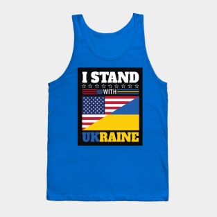 US stand with Ukraine | US Ukraine Solidarity Shirts Tank Top